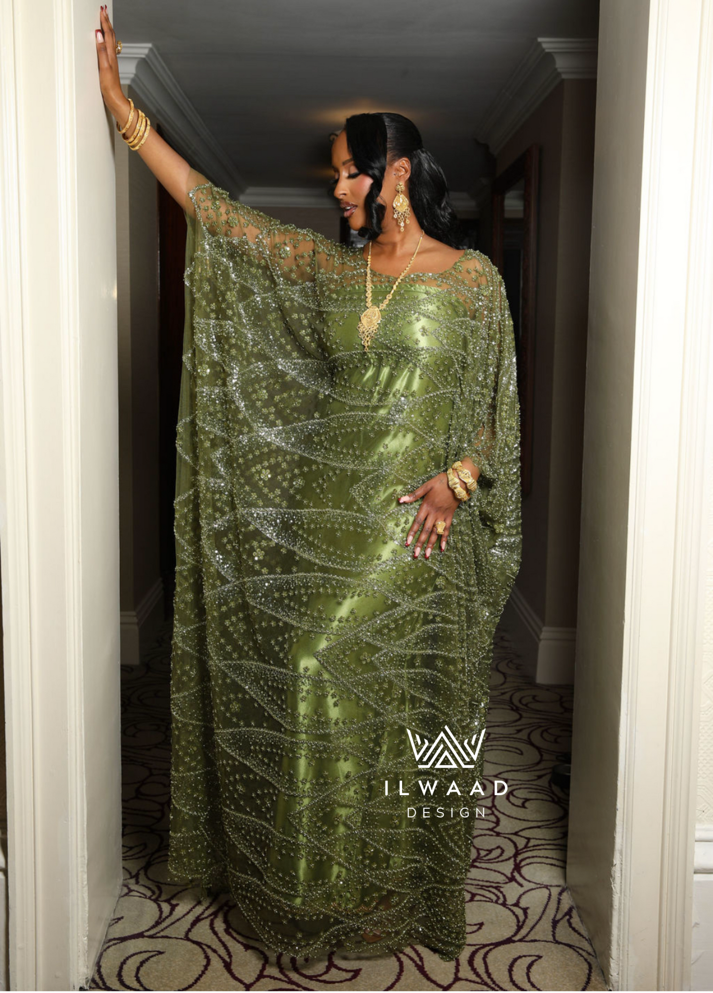 Opulence (Lace Dirac) Olive