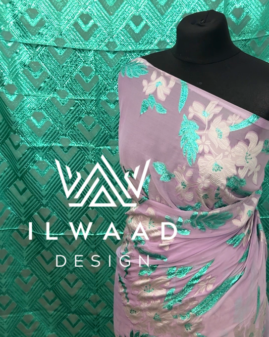 DECEMBER 24 - FRANSAAWI DIRAC & GARBARSAAR - LAVENDER, WHITE & TEAL