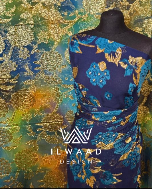 DECEMBER 24 - FRANSAAWI DIRAC & GARBARSAAR - NAVY BLUE & GOLD