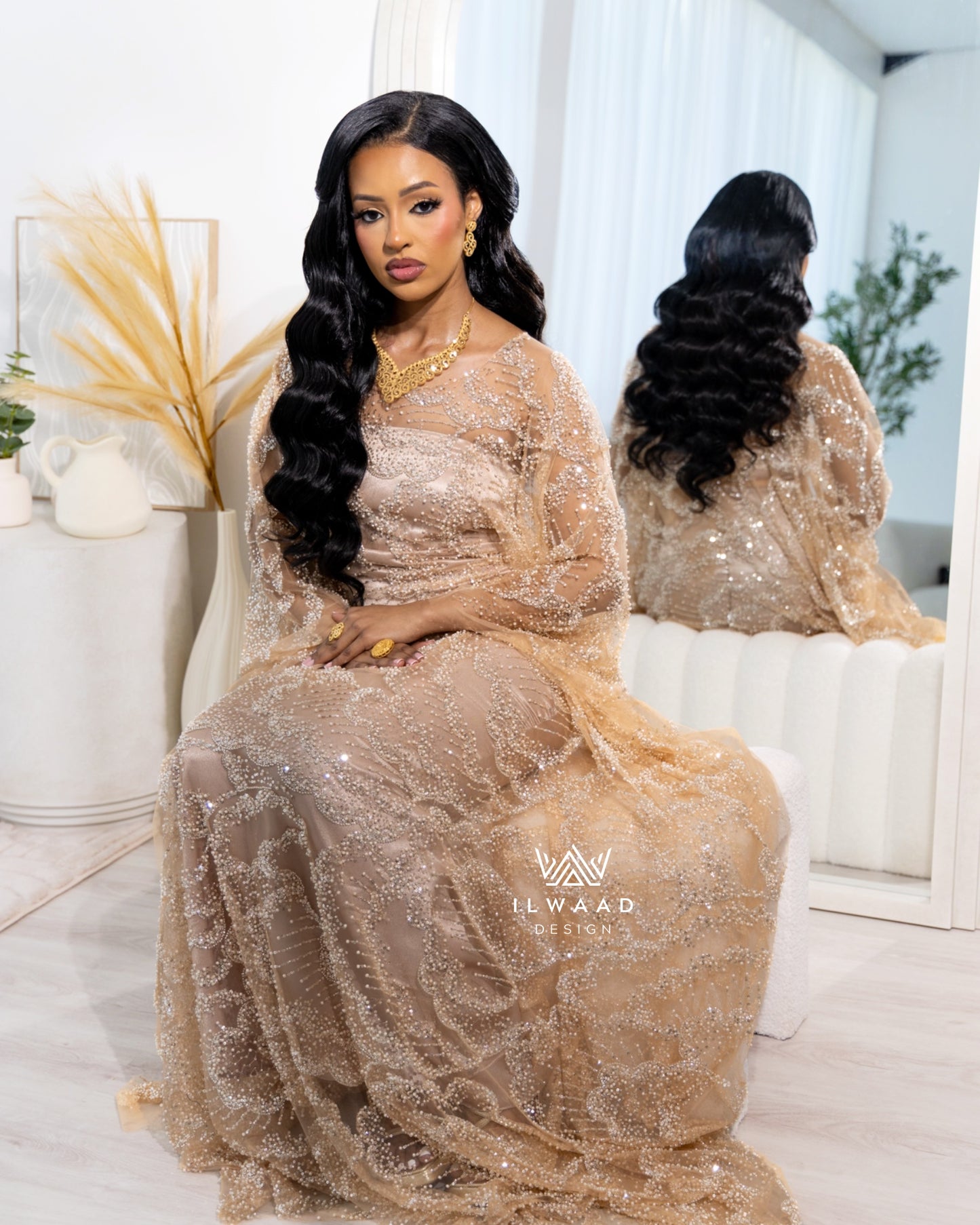PRE-ORDER - Imperial (Lace Dirac) Peachy Champagne