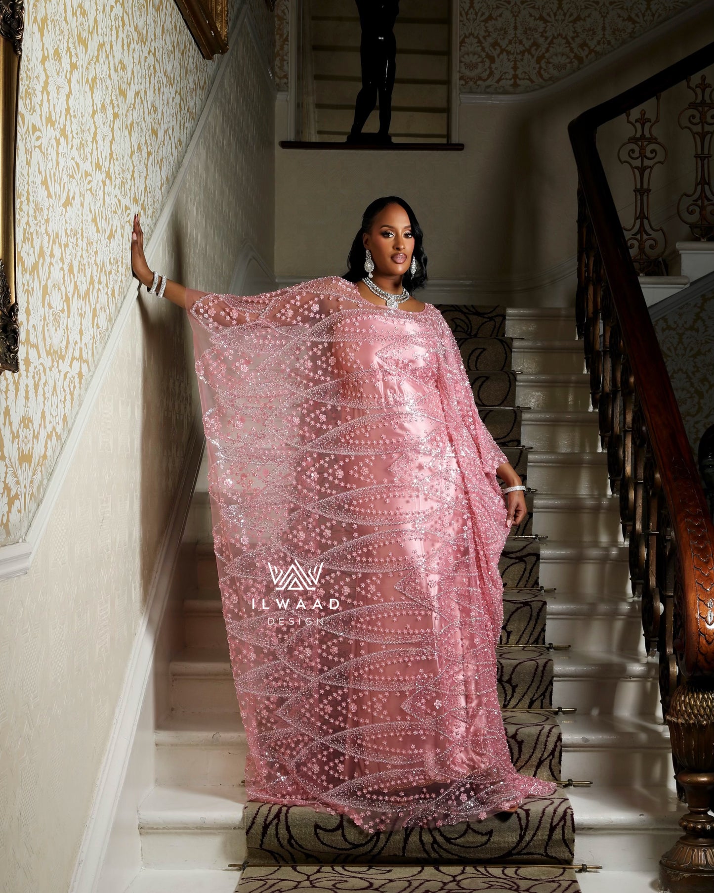 Opulence (Lace Dirac) Pink