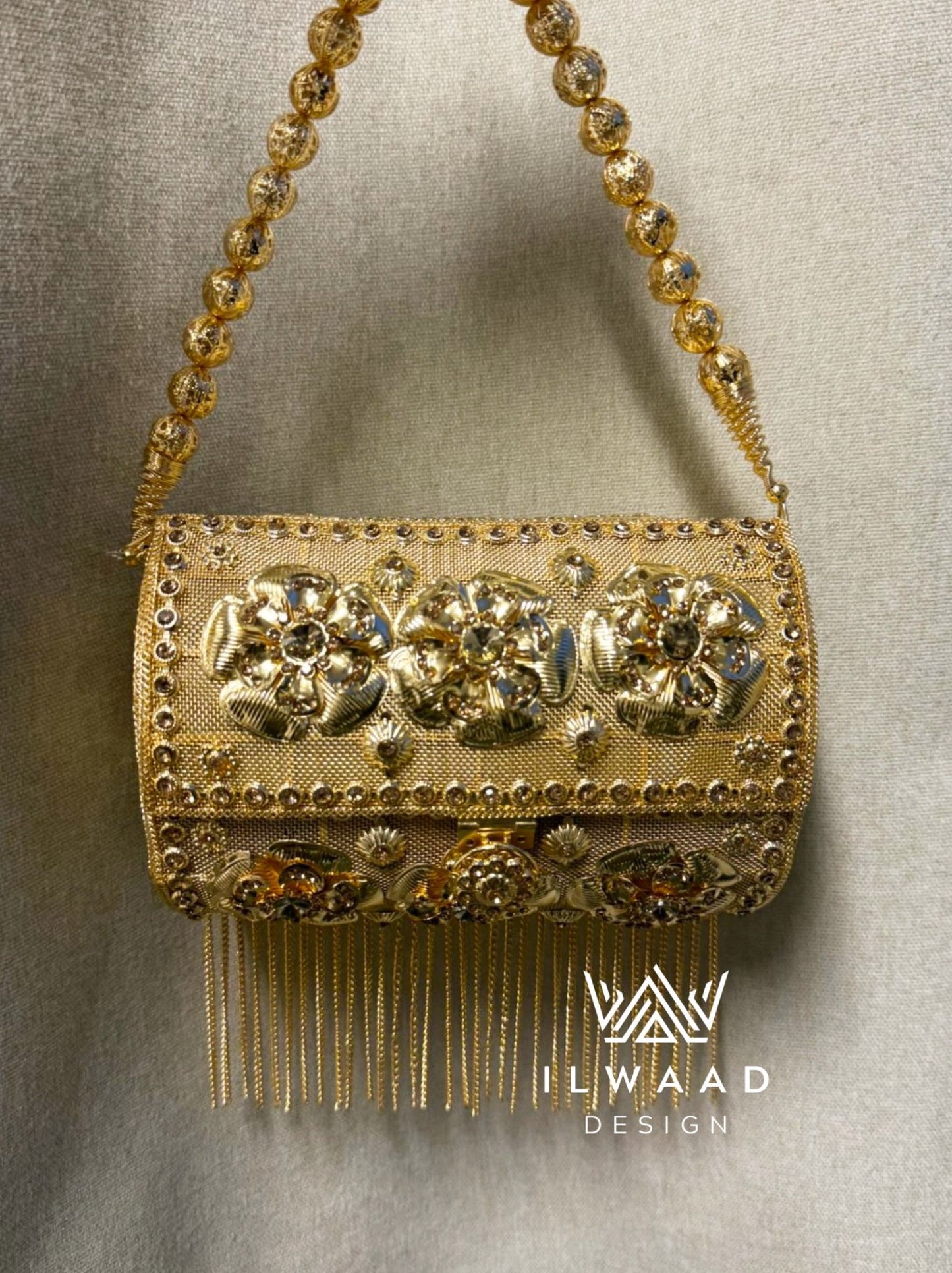 Gold Square Bridal Bag